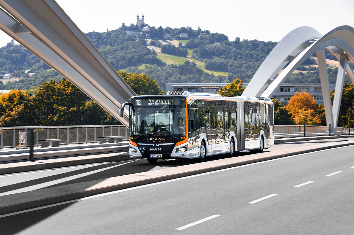 Autobus der LINZ AG LINIEN