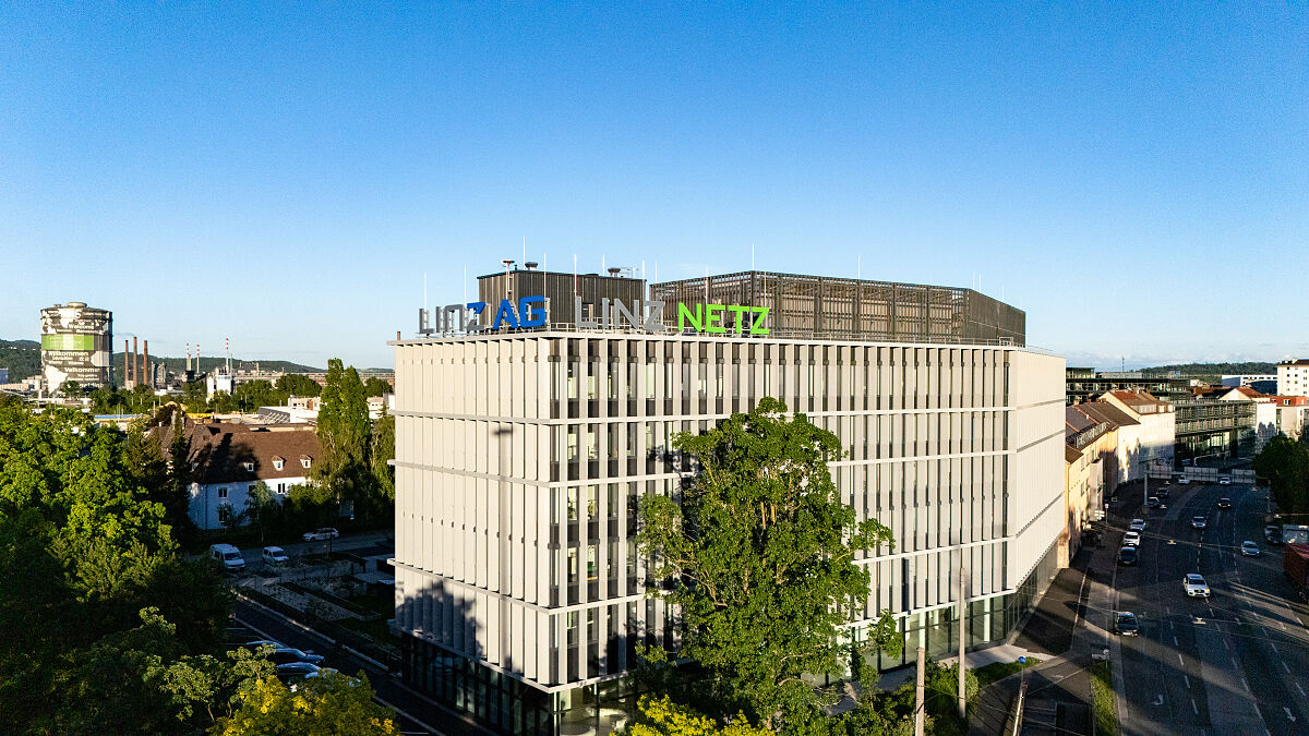 Netzgebäude der LINZ NETZ GmbH