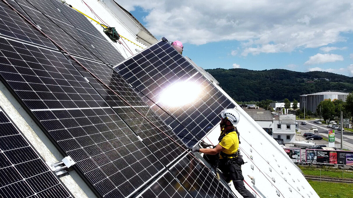 Photovoltaik-Ausbau der LINZ AG