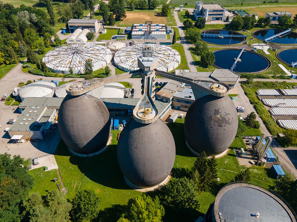 Kläranlage Asten Faultürme