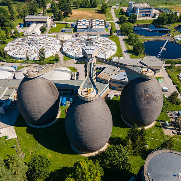 Kläranlage Asten Faultürme
