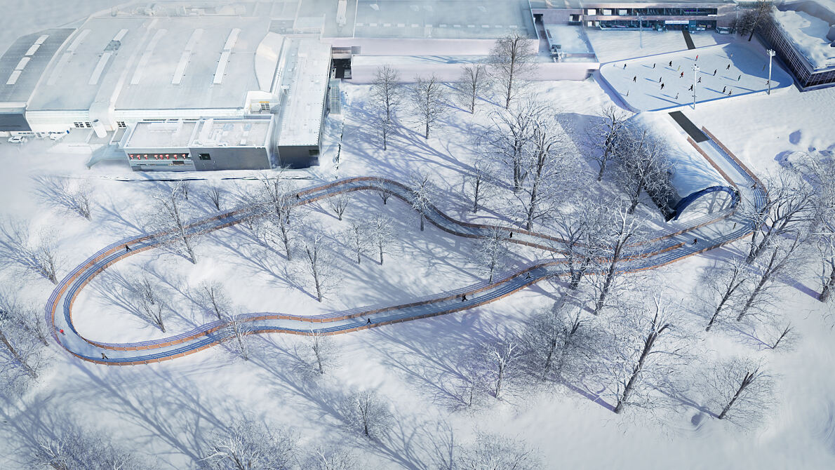 Simulation Eislaufweg