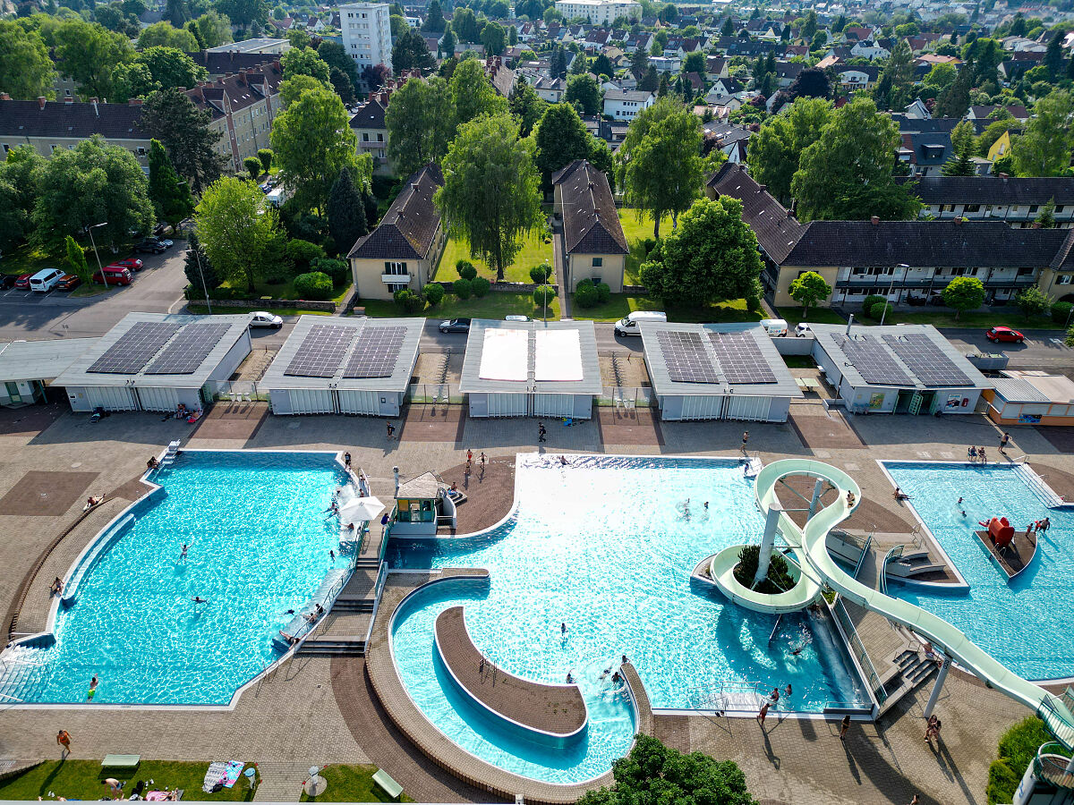 PV-Anlage auf den Dächern der Wellnessoase Hummelhof