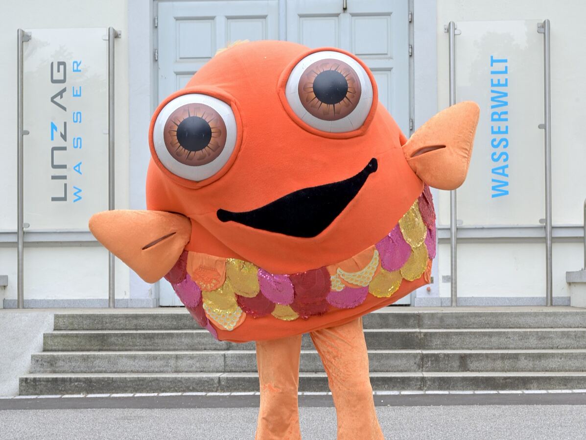 Wassermaskottchen Scharli (Foto: LINZ AGFotokerschi)