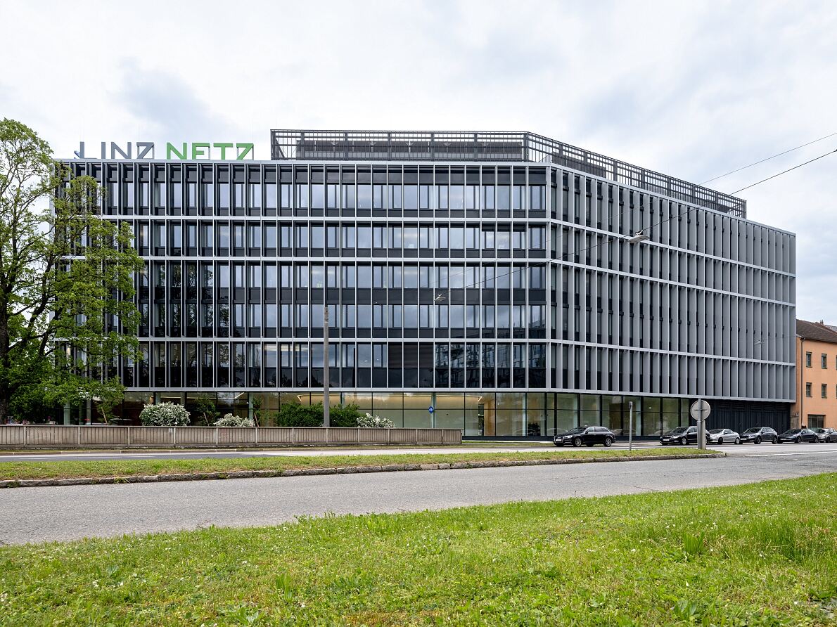 Neues Netzgebäude Wr. Straße (LINZ AGATPPierer)