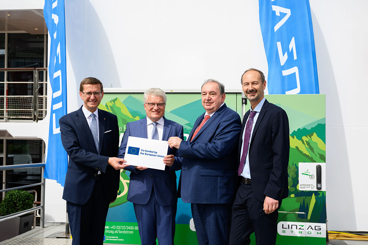 Achleitner, Luger, Haider, Reinhardt (Foto: LINZ AG)