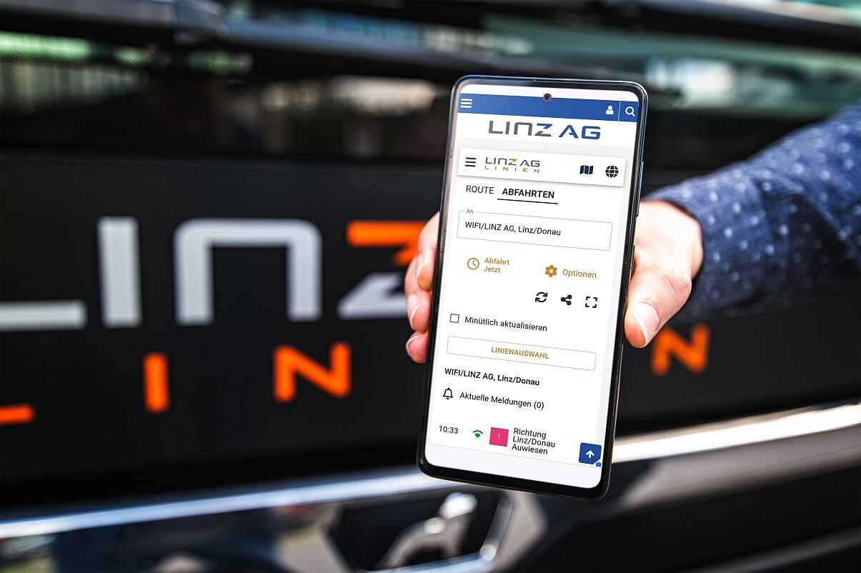 Elektronische Fahrgastauskunft Neu (LINZ AGBREITBILD_AUSTRIA)