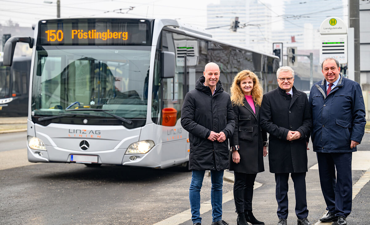Hajart, Rinner, Luger, Haider (LINZ AGFotokerschi)