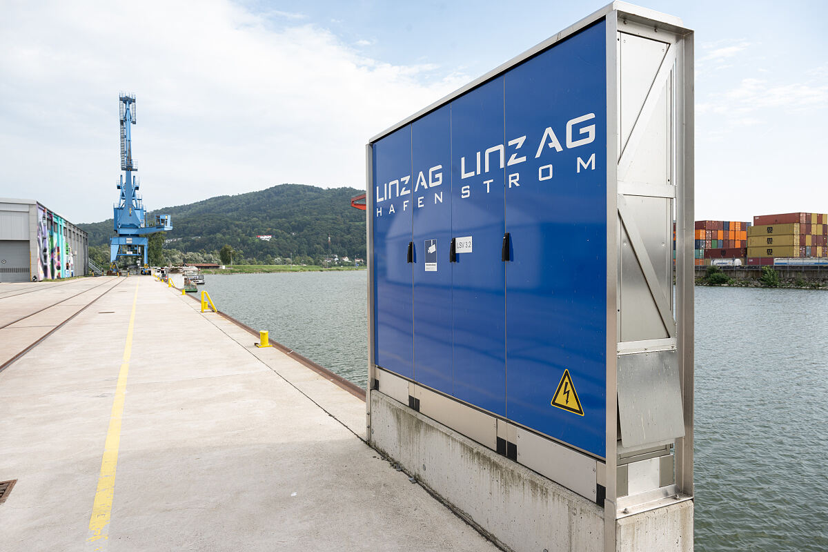 Landstromanlage Energieterminal LINZ AG HAFEN
