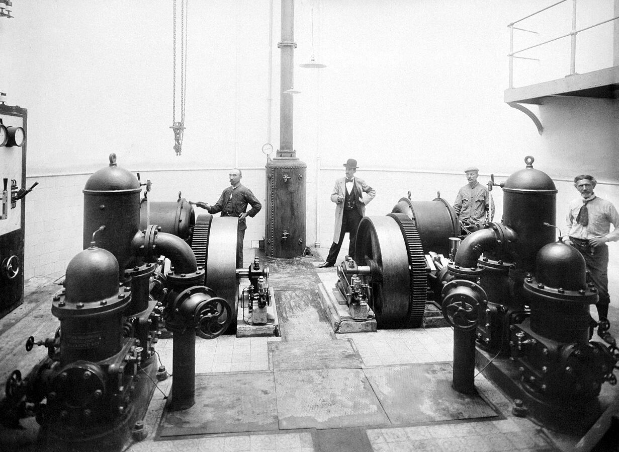Historisches Bild Wasserwerk Heilham